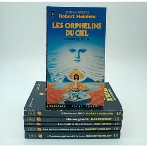 6x Histoires du Futur  Science-Fiction –‎ Robert Heinlein/Jack Vance  Français